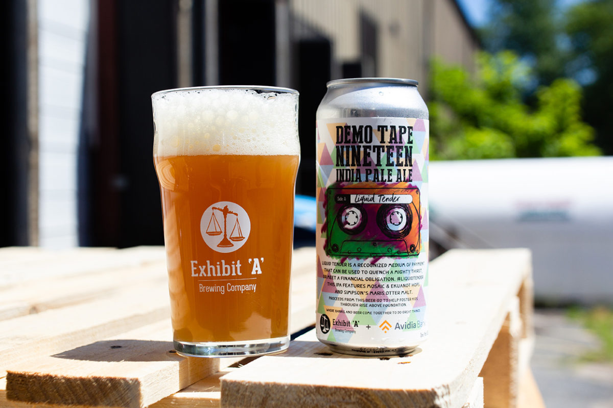 Demo Tape Liquid Tender IPA Exhibit A Brewing Company