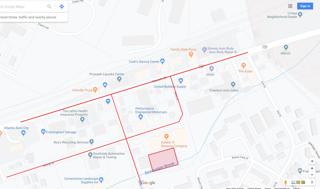 Parking Information Exhibit A Brewing Company